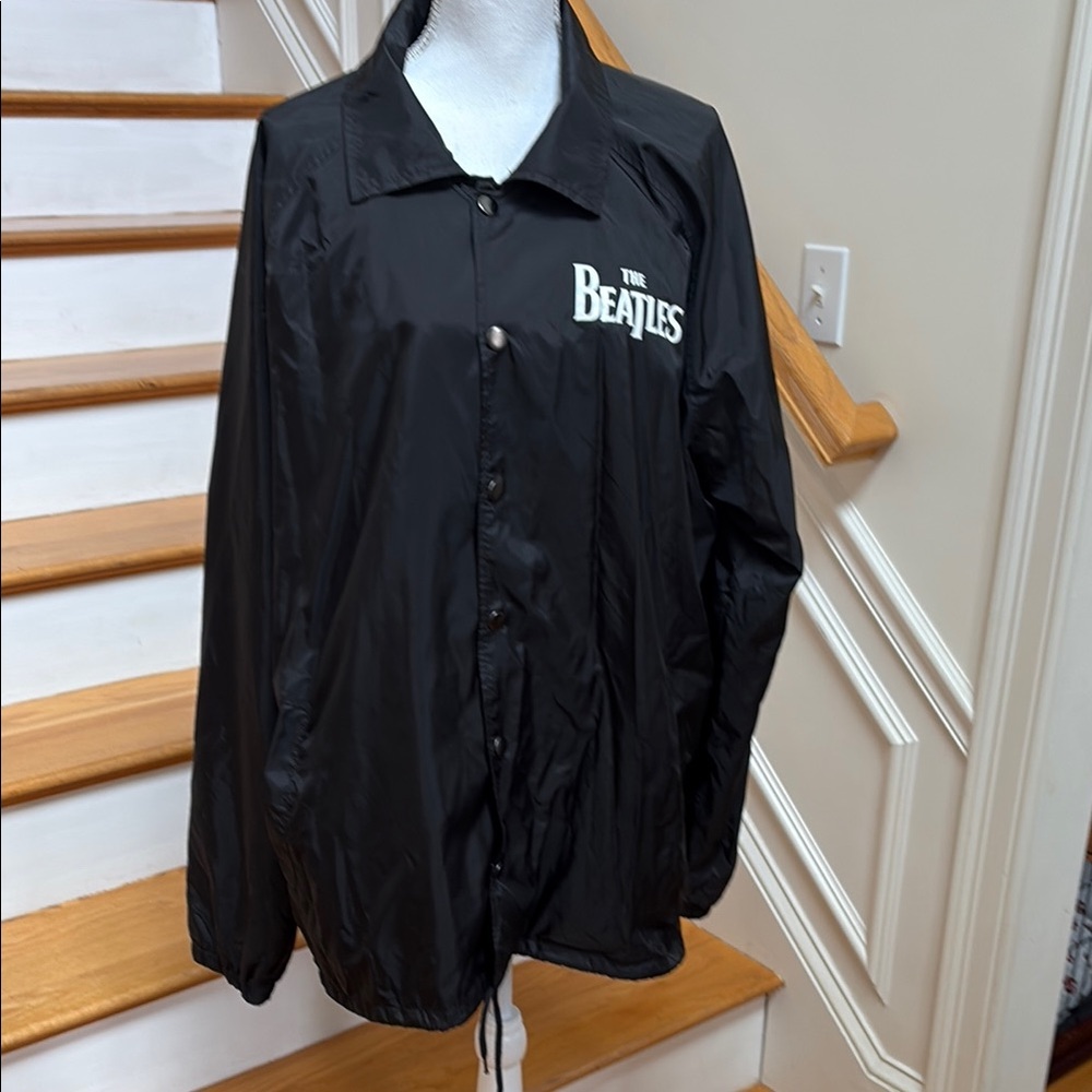 Men’s The Beatles Black WindbreakerJacket